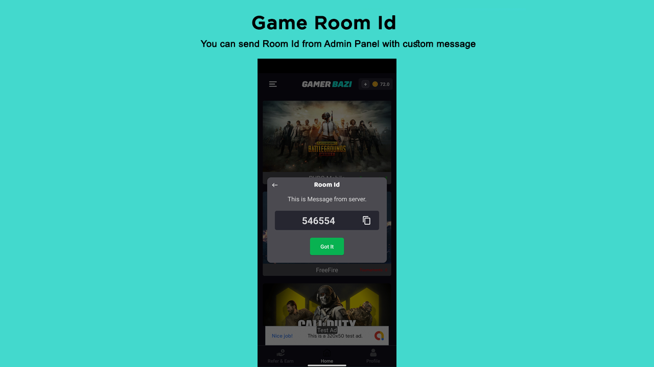 GamersBaazi - Tournament Application | Admob Ads | Web Based Admin Panel - 10