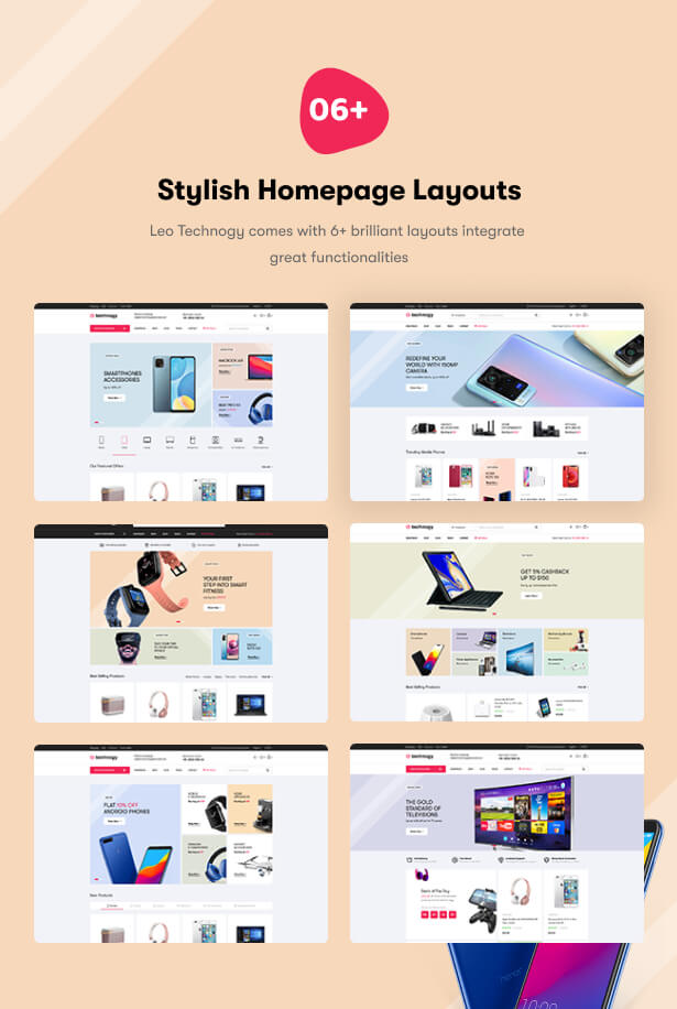6+ Stylish Homepage Layouts
