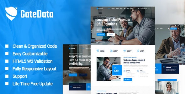 GateData - IT Solutions & Technology HTML5 Template - Business Corporate