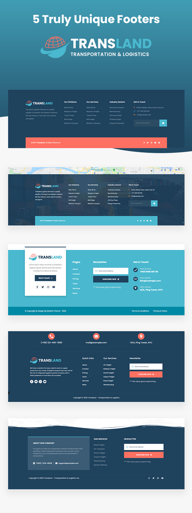 Transland - Transport & Logistics WordPress Theme - 6