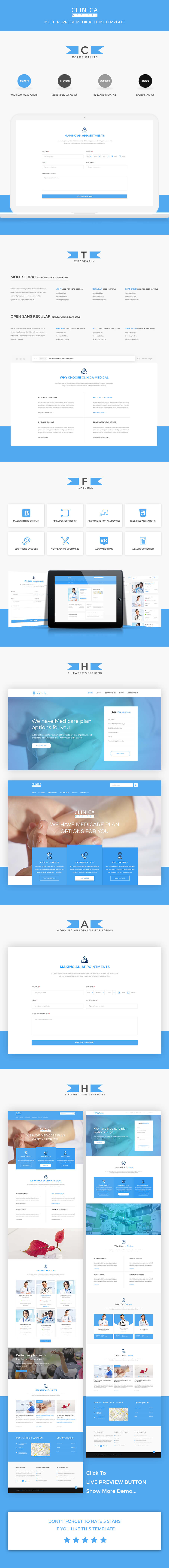 Clinica Multi-Purpose Medical HTML Template