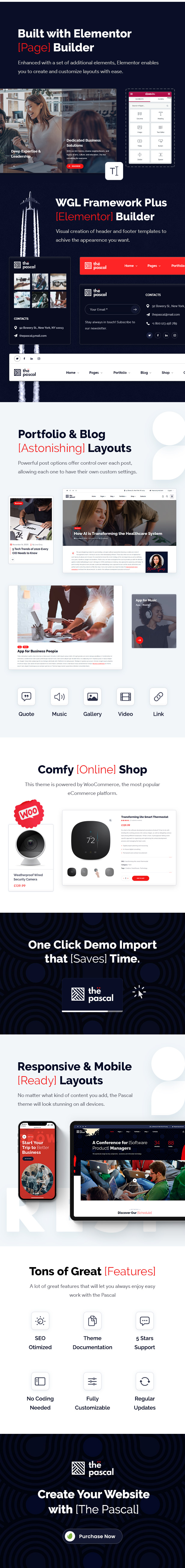 thePascal - Multipurpose Business WordPress Theme - 2