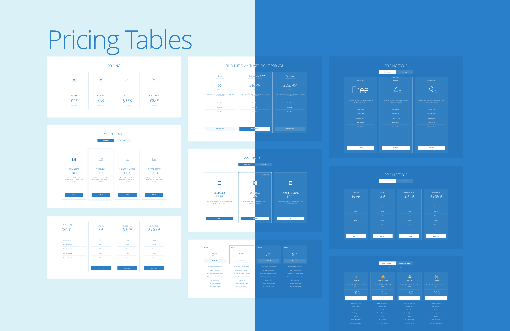 Protogonist 4 Wireframe Kit – Ultimate Wireframe Kit for your next Landing Page - 22