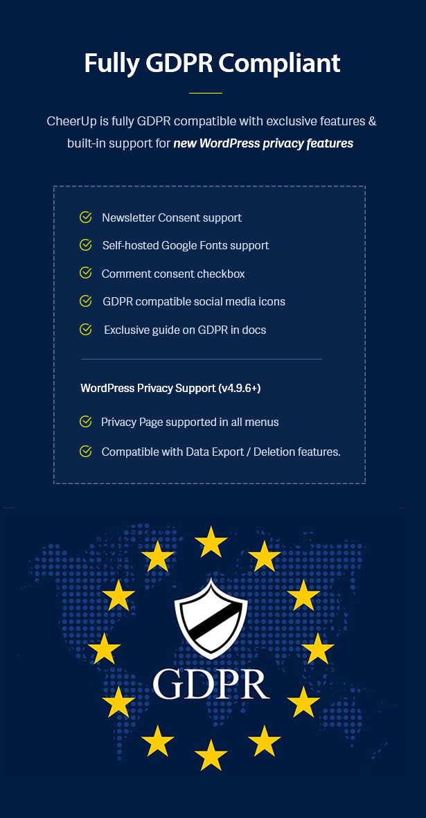 GDPR Ready Theme