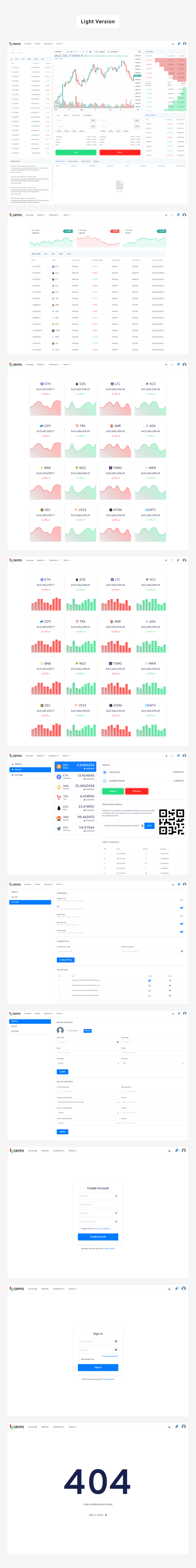 crypo-laravel-light