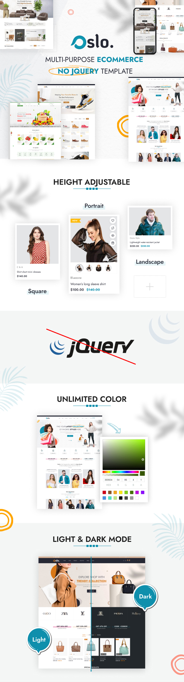Oslo Multipurpose Ecommerce HTML Template