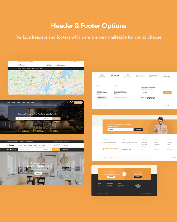 Rentex - Real Estate WordPress Theme