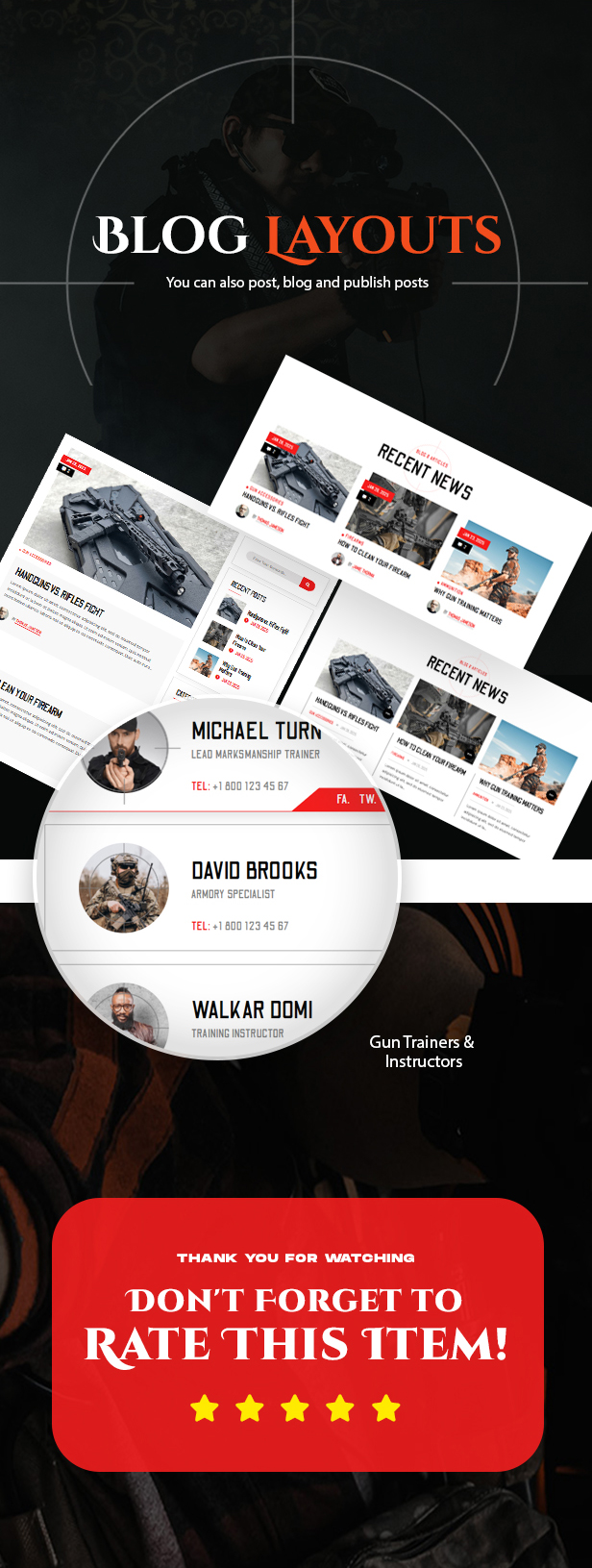 Guns Store - WordPress Theme