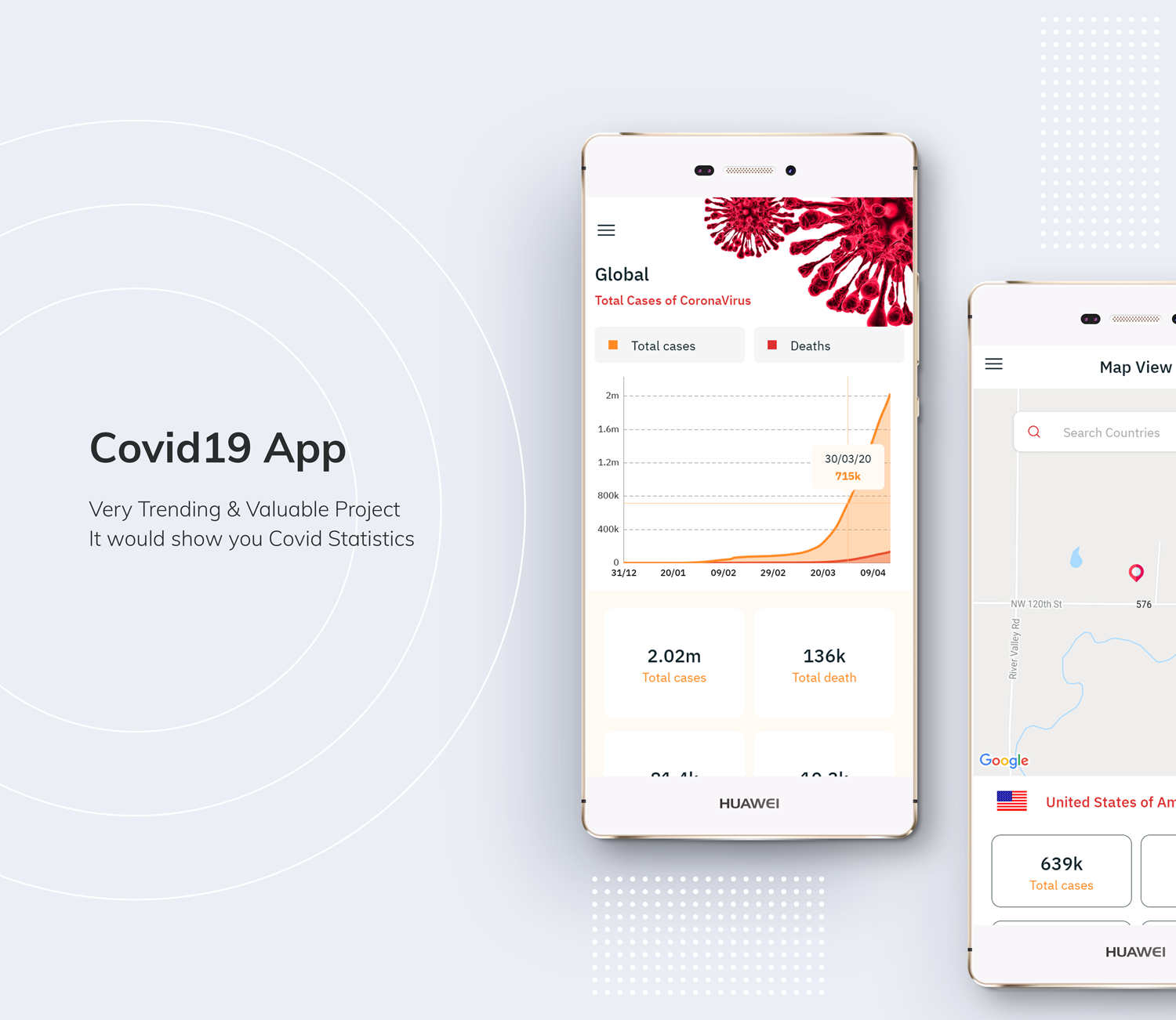 Covid19 - Corona Tracker App - 1