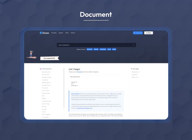Dunzo Admin Dashboard theme