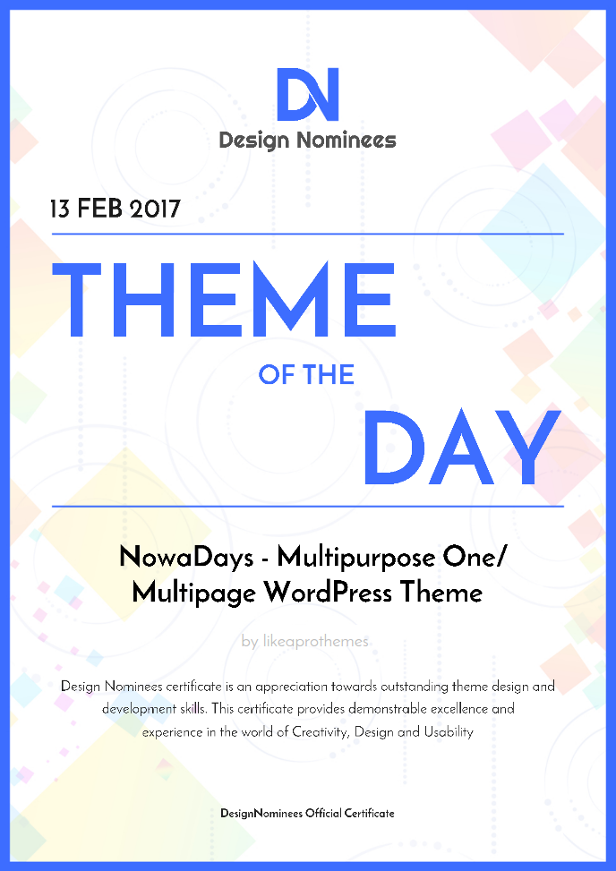 NowaDays - Thème WordPress polyvalent - 25