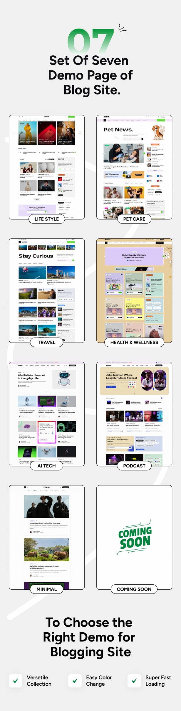 Zorik - Modern & Lightweight Blog WordPress Theme - 3