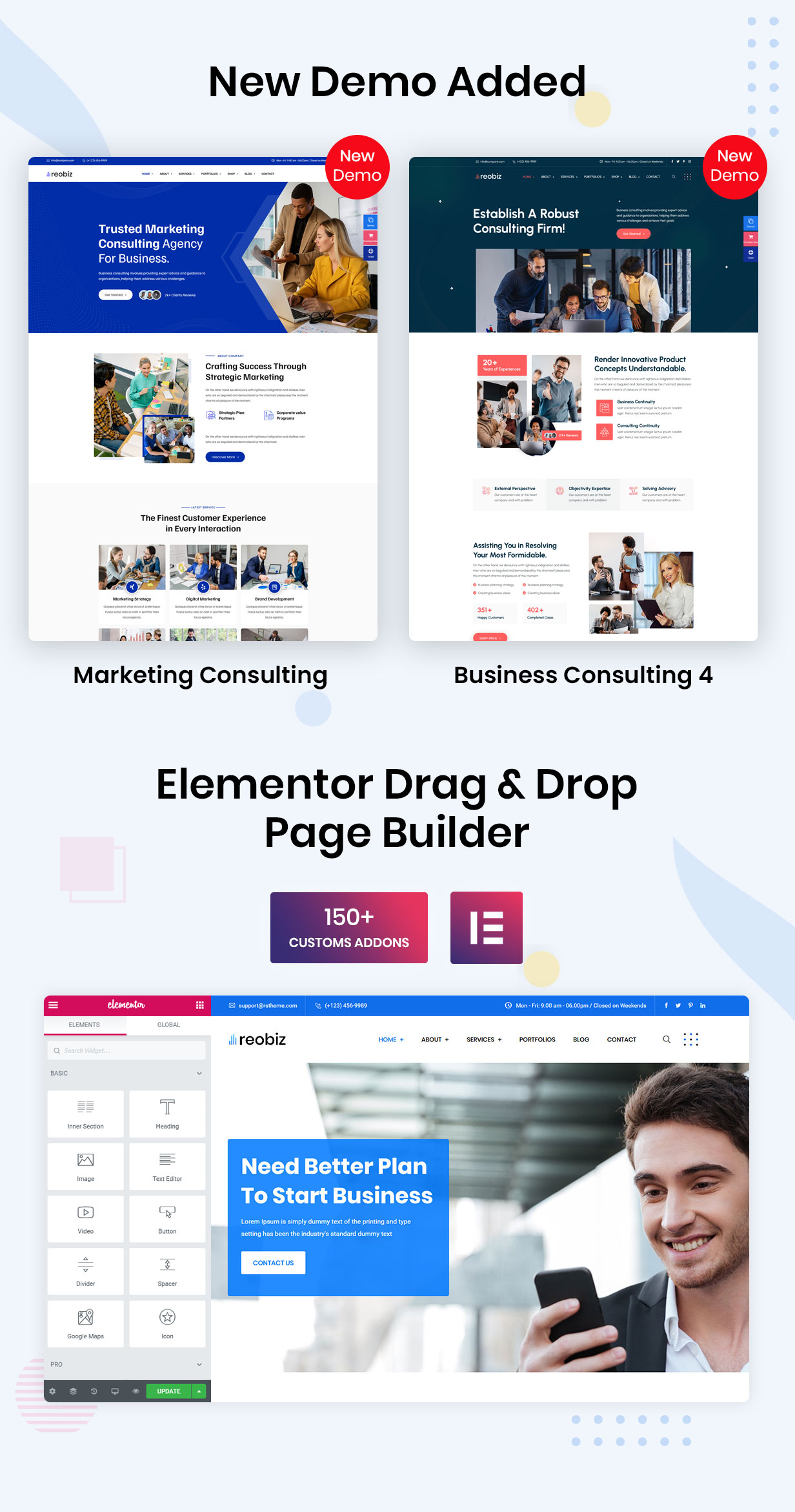 Reobiz - Consulting Business WordPress Theme 