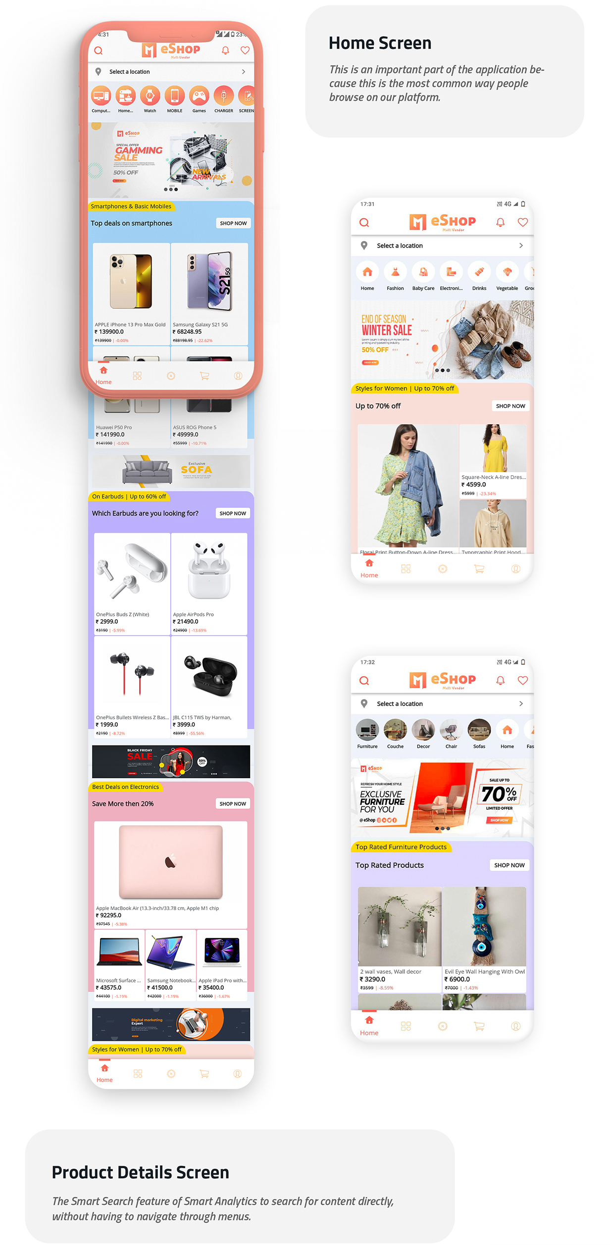 eShop - Flutter Multi Vendor eCommerce Full App - 12