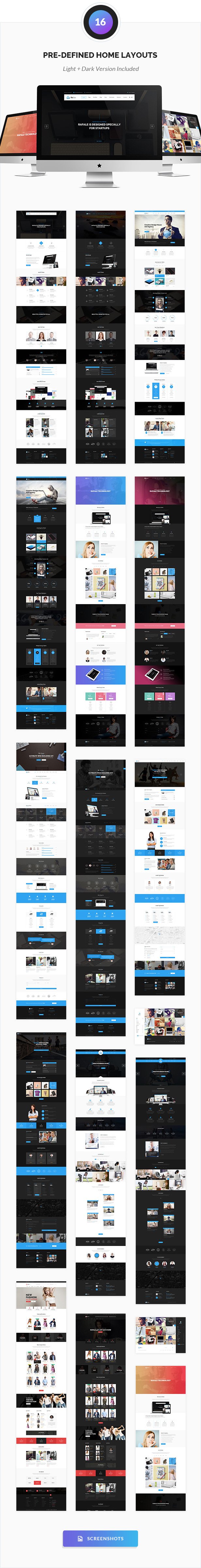 StepUp Multipurpose All in One PSD Template - 8