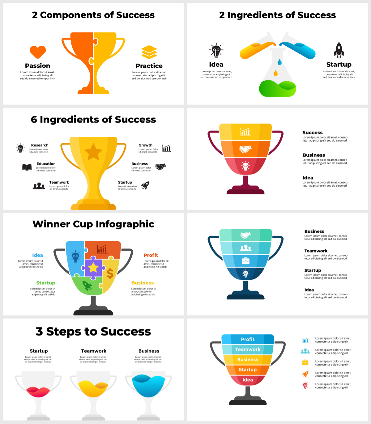 Wowly - 3500 Infographics & Presentation Templates! Updated! PowerPoint Canva Figma Sketch Ai Psd. - 94