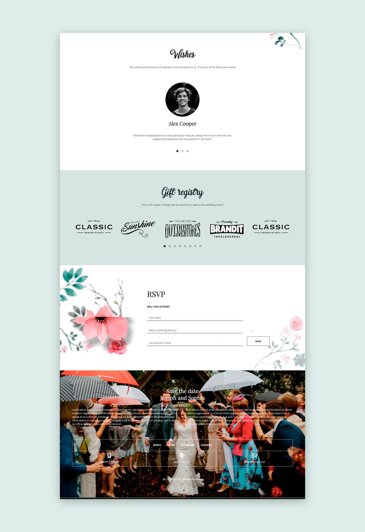 Queen Flowers - Wedding Template - 3