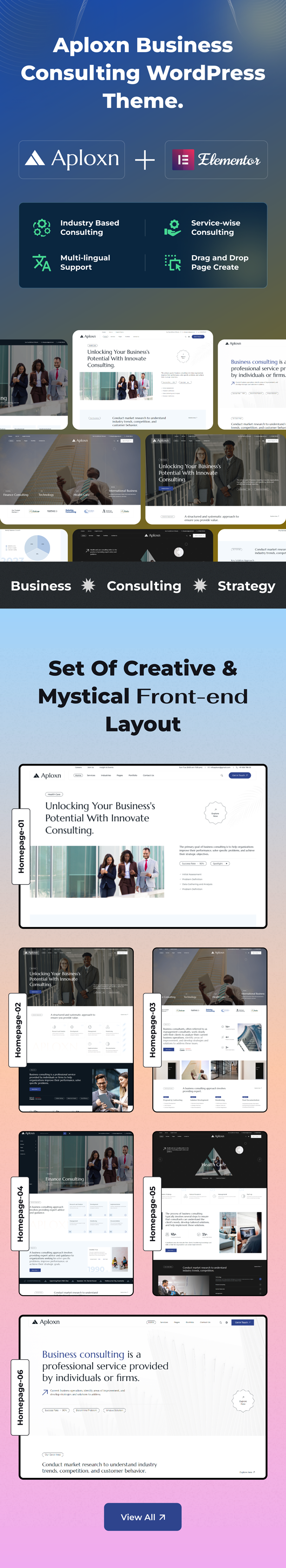 Aploxn - Business Consulting WordPress Theme - 1