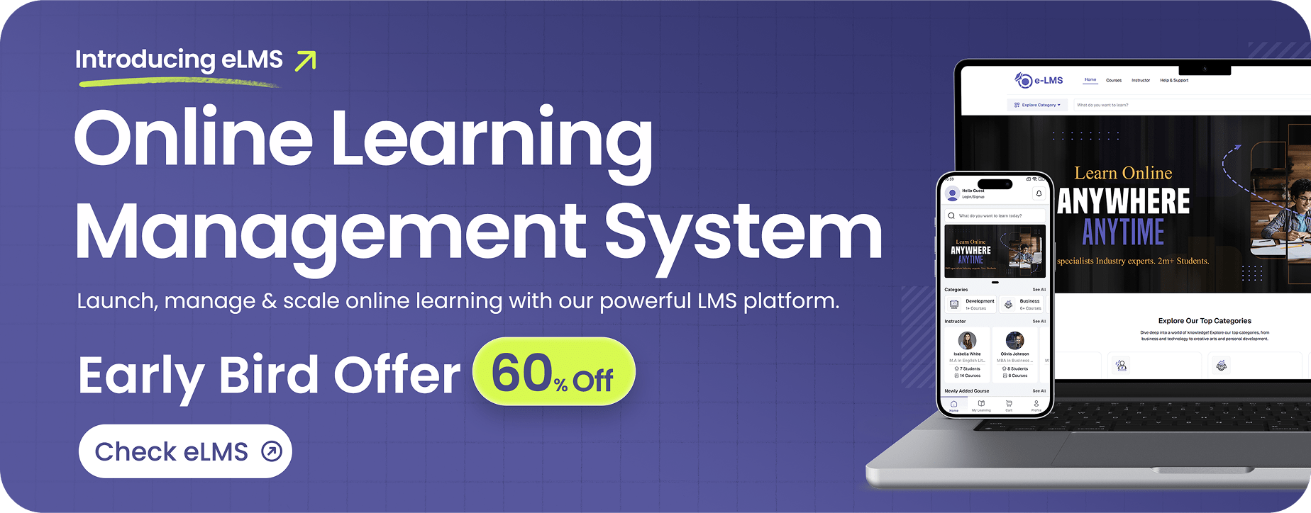 eLMS - Online Learning management system