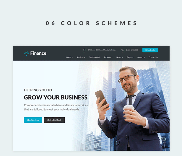 Finance - Business & Financial WordPress Theme