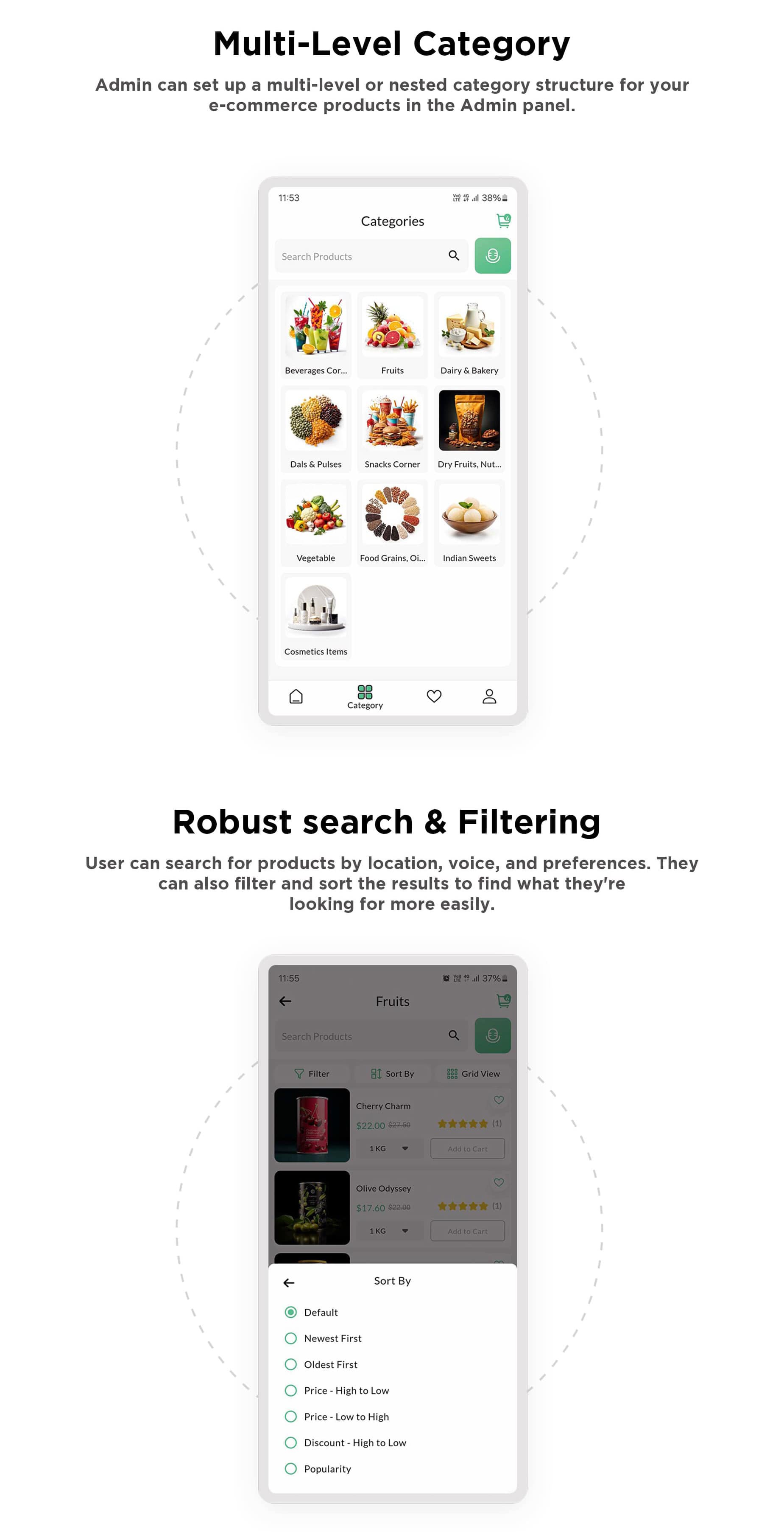 eGrocer - Online Multi Vendor Grocery Store, eCommerce Flutter Full App | Admin Panel | Web Version - 19