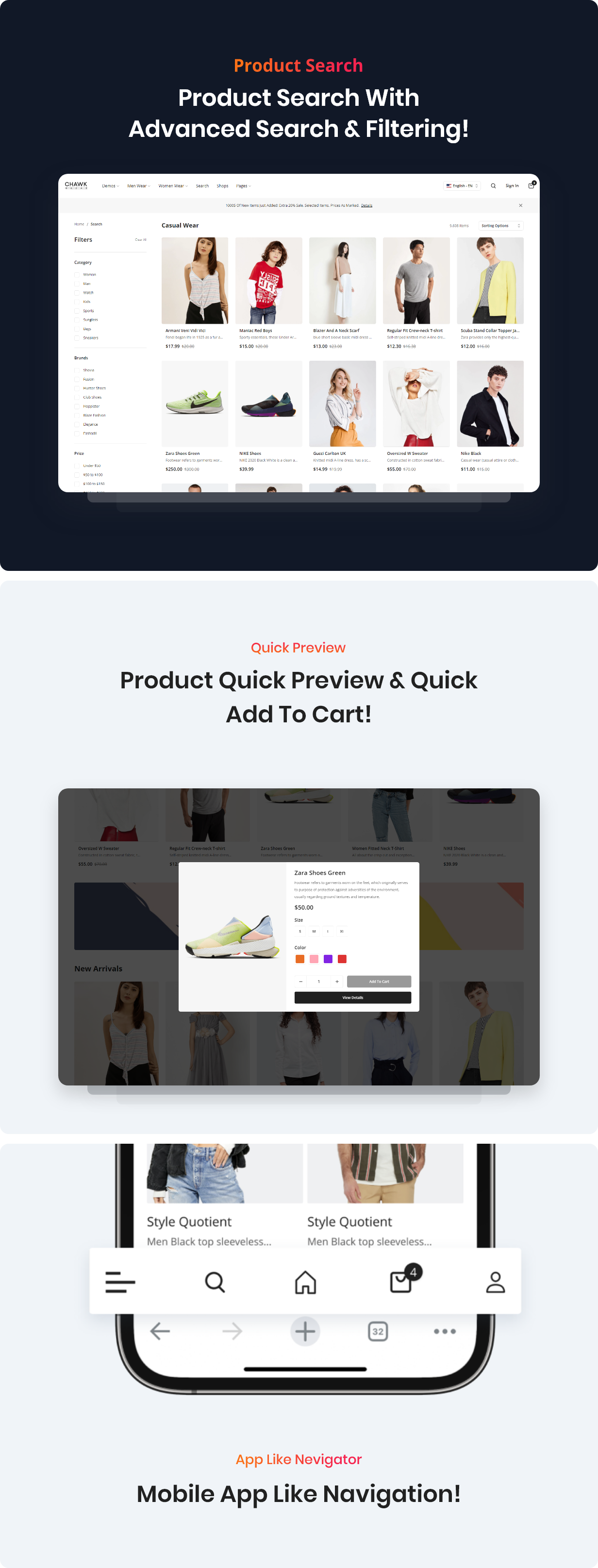 react ecommerce application with laravel backend