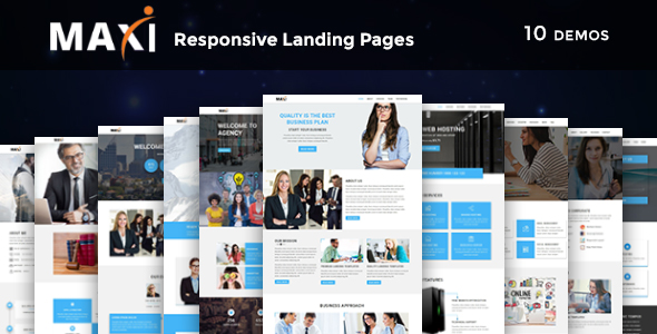 LEAD - Multipurpose Responsive HTML Landing Page - 1