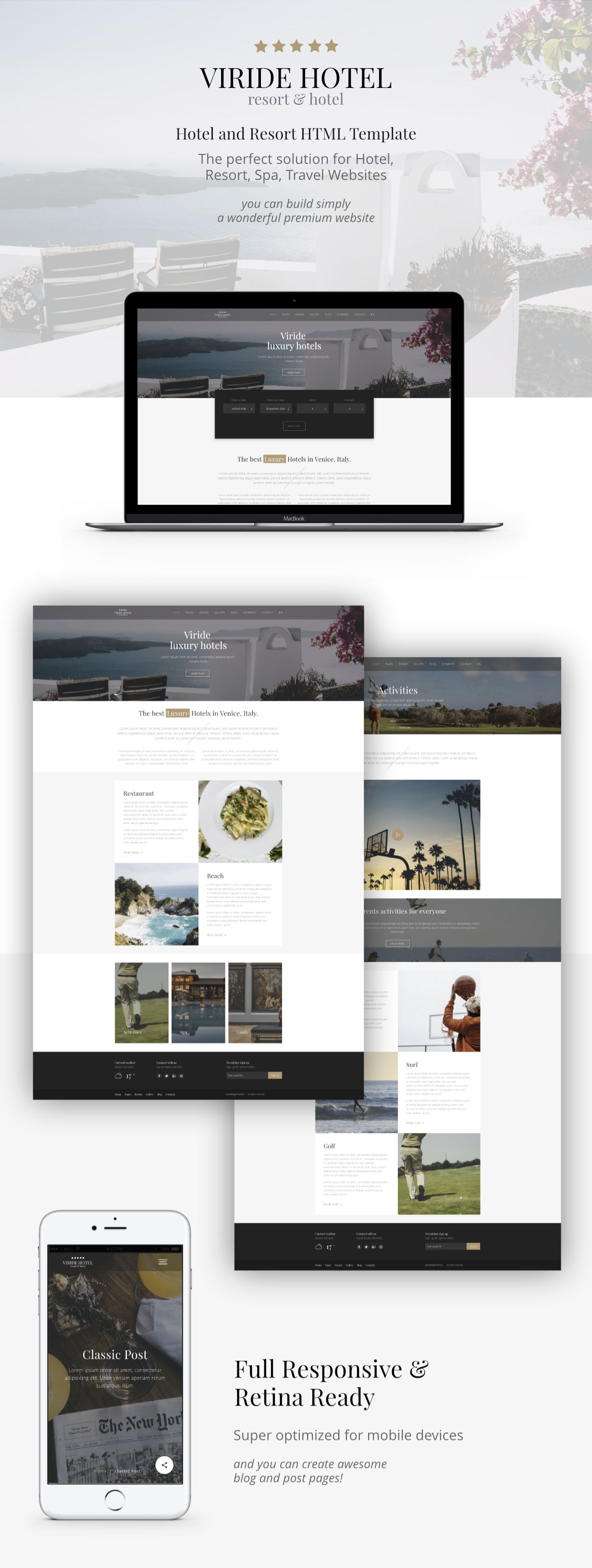 Viride - Hotel & Resort Premium HTML template - 2