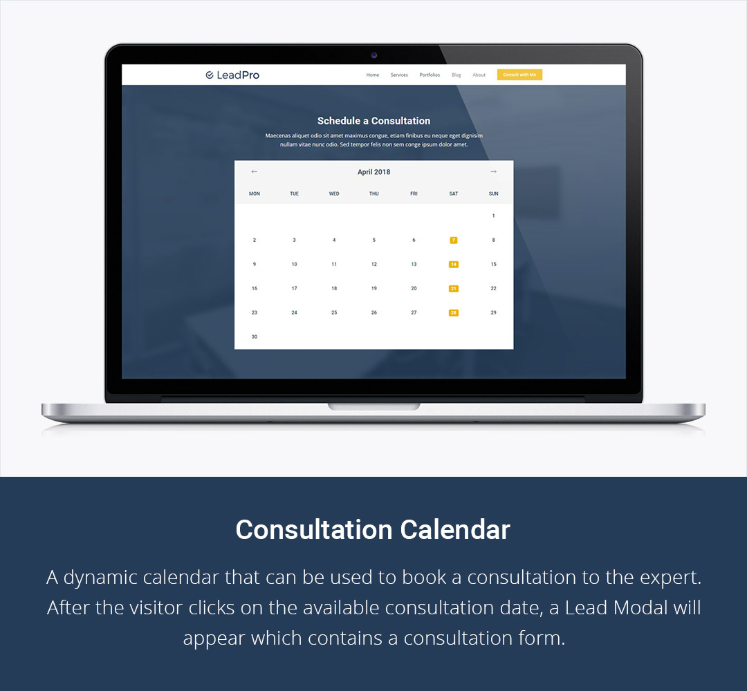 Consultation Calendar
