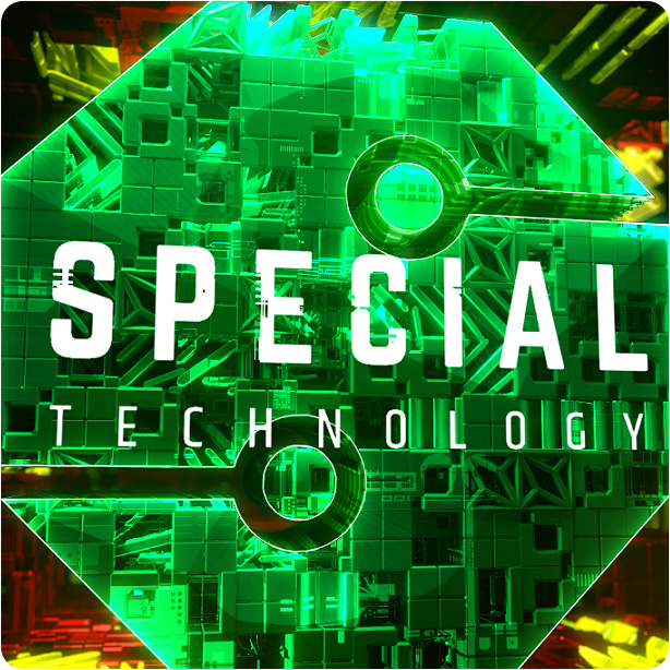 Digital Cyber Technology Logo Reveal. 8 Color Presets. - 14