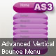 XML Advanced Vertical Bounce Menu AS3 