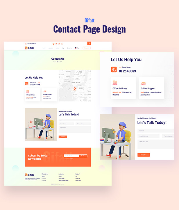 Gifatt - Creative Agency Portfolio HTML5 Template - 5