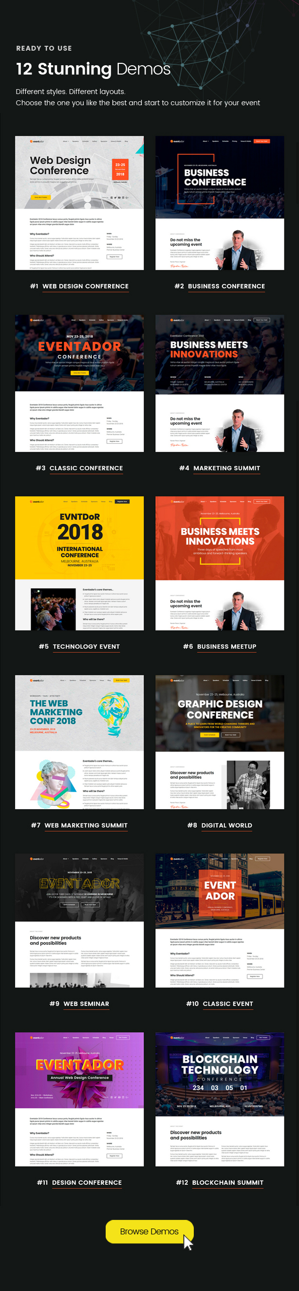 EventAdor Event Marketing WordPress Theme
