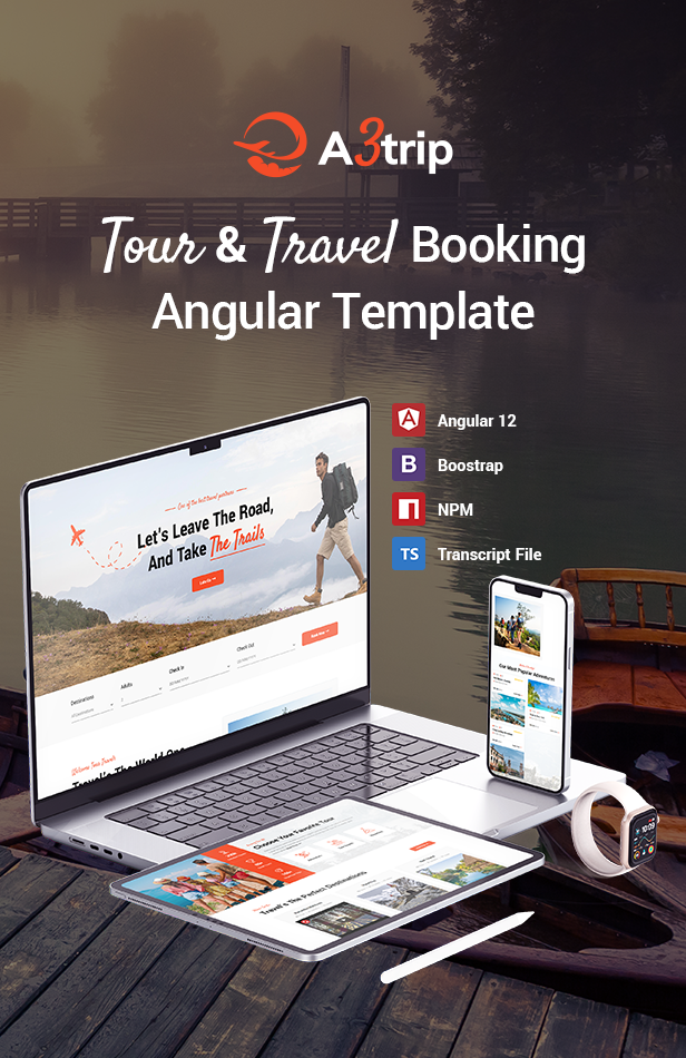 Tours & Travels Angular Template