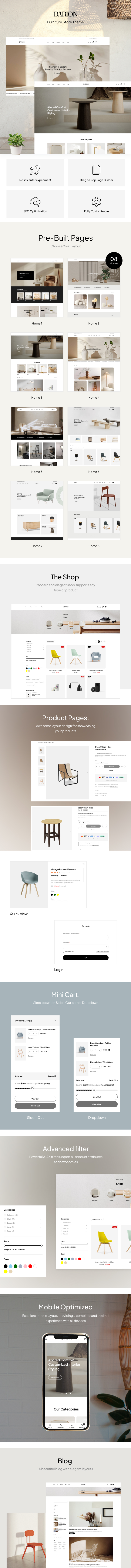 Darion – Furniture Store WordPress Theme - 1