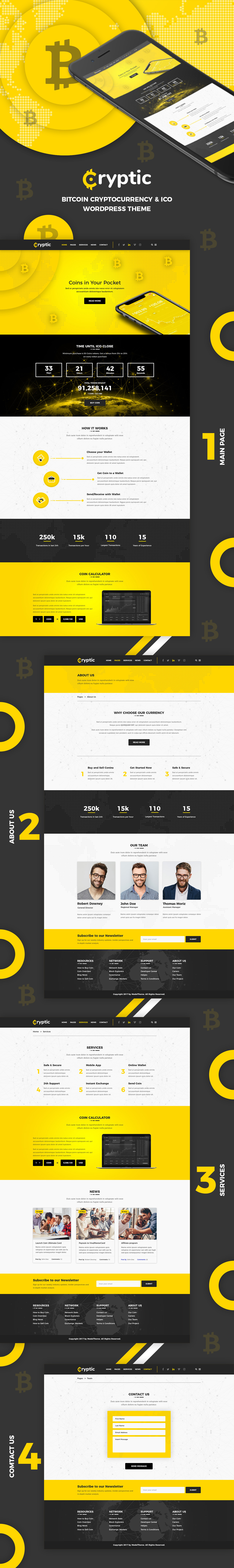 Cryptic - Cryptocurrency WordPress Theme - 9