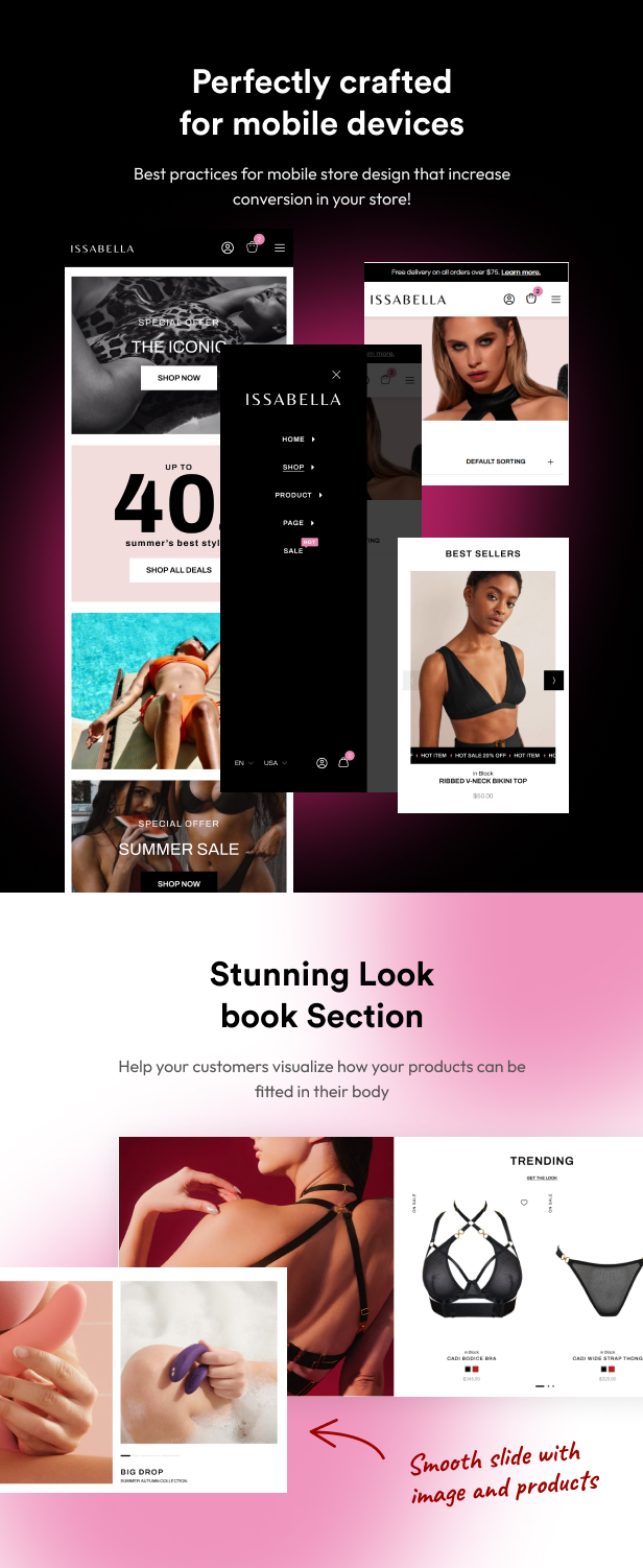 Issabella - Sexy Lingerie Adult Toy Shop WordPress Theme - 4