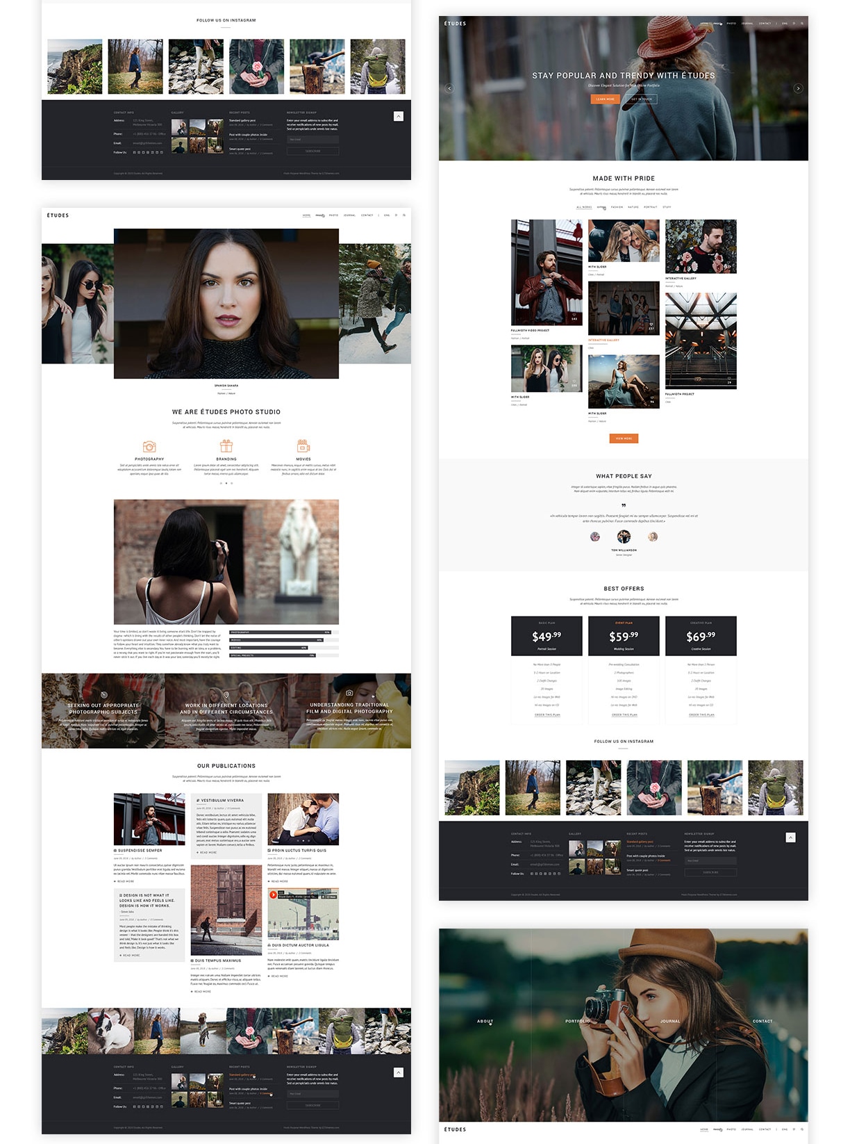 Premium Photo Template - Etudes - 4