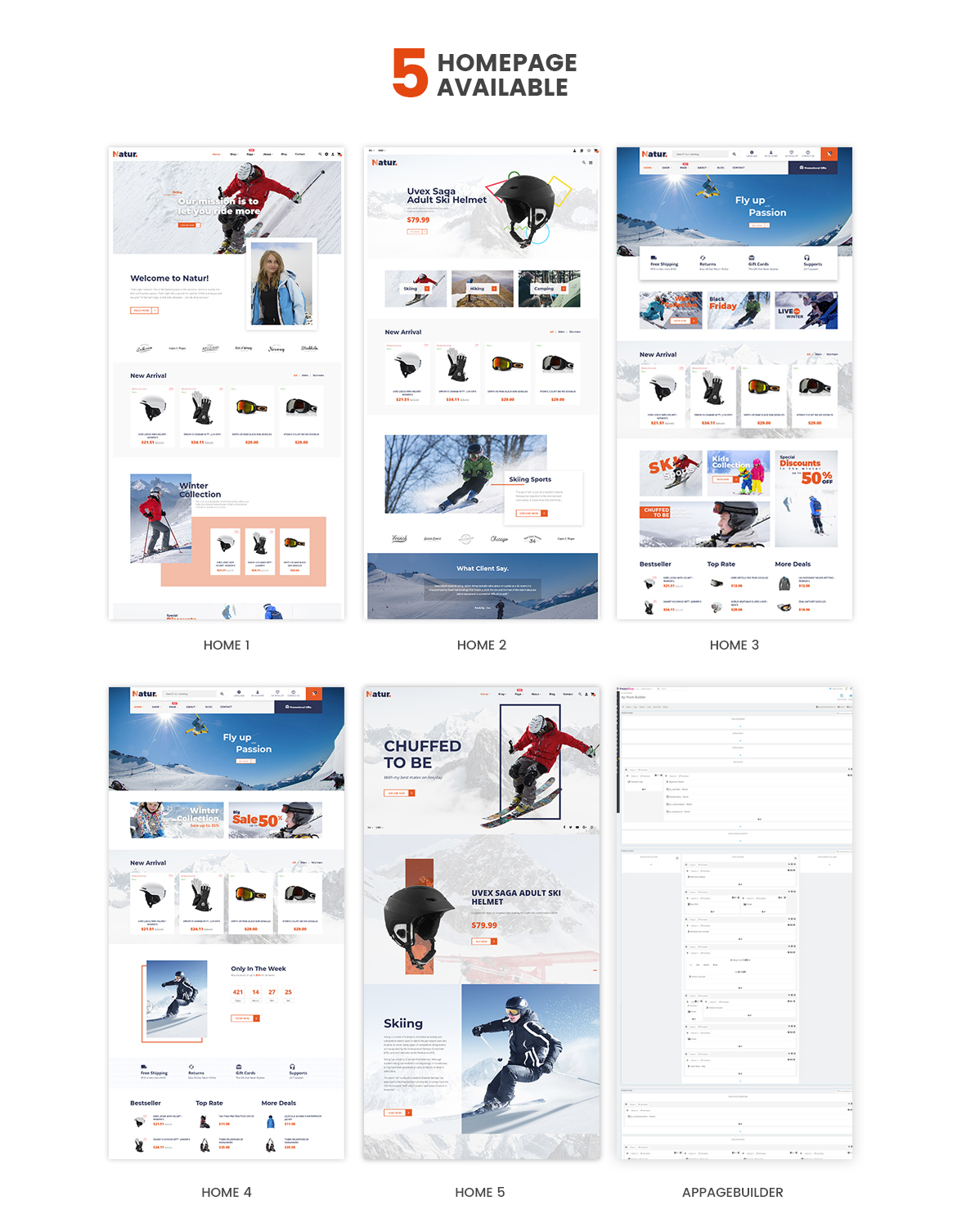 Leo Natur Sport Fashion Prestashop Theme - Mutiple Homepages