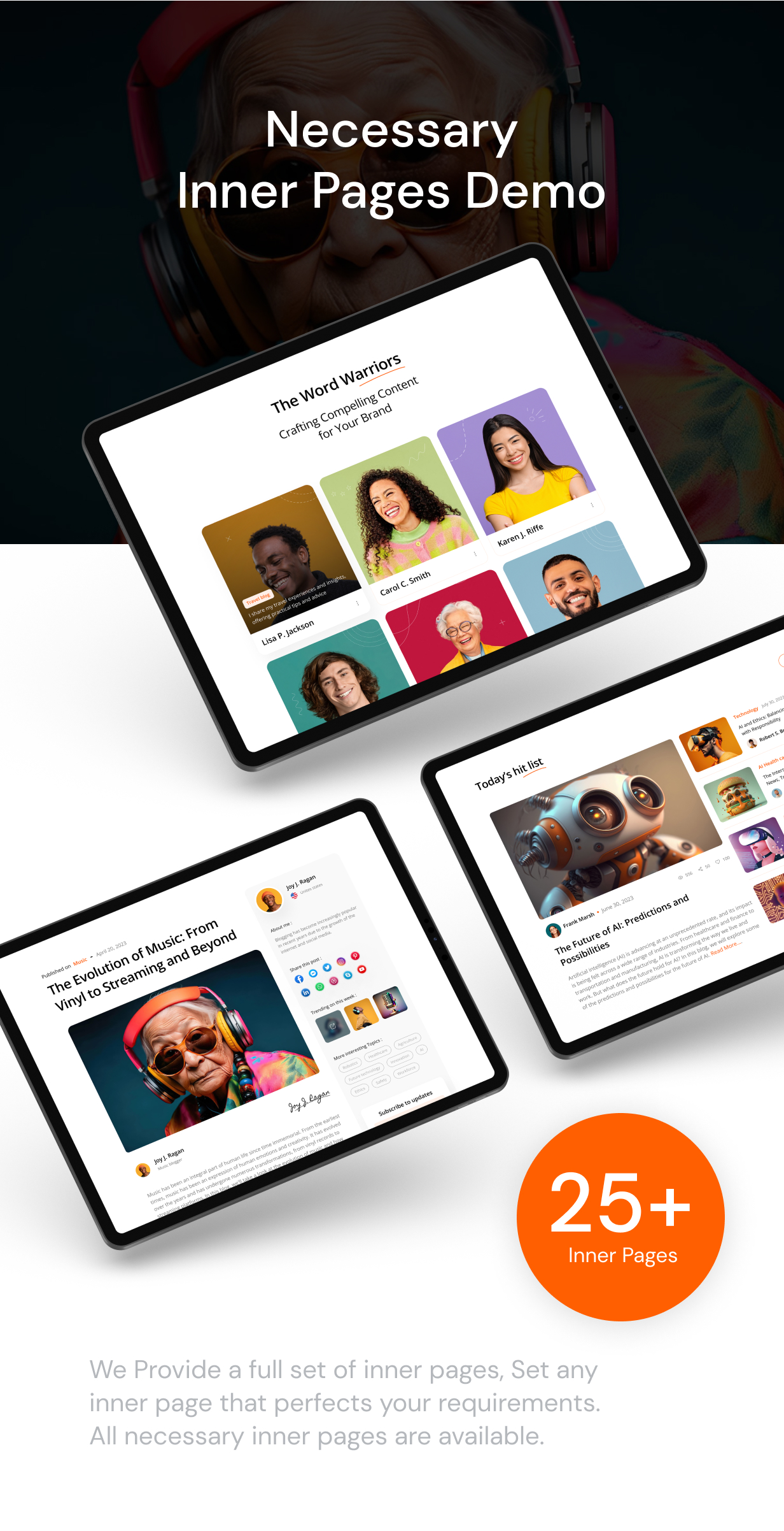 CreatorSphere - Content Creators Blog Figma Design Template - 3