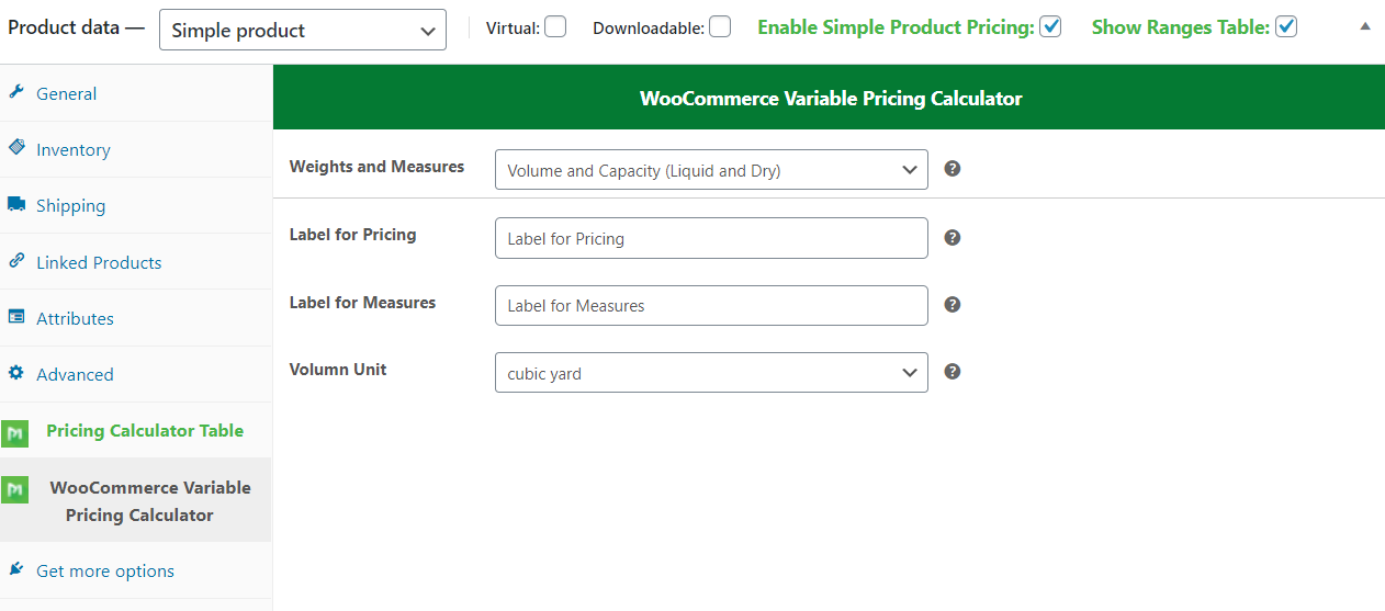 WooCommerce Measurement Price Calculator Plugin, Formula Based Pricing - Unit Pricing - 2