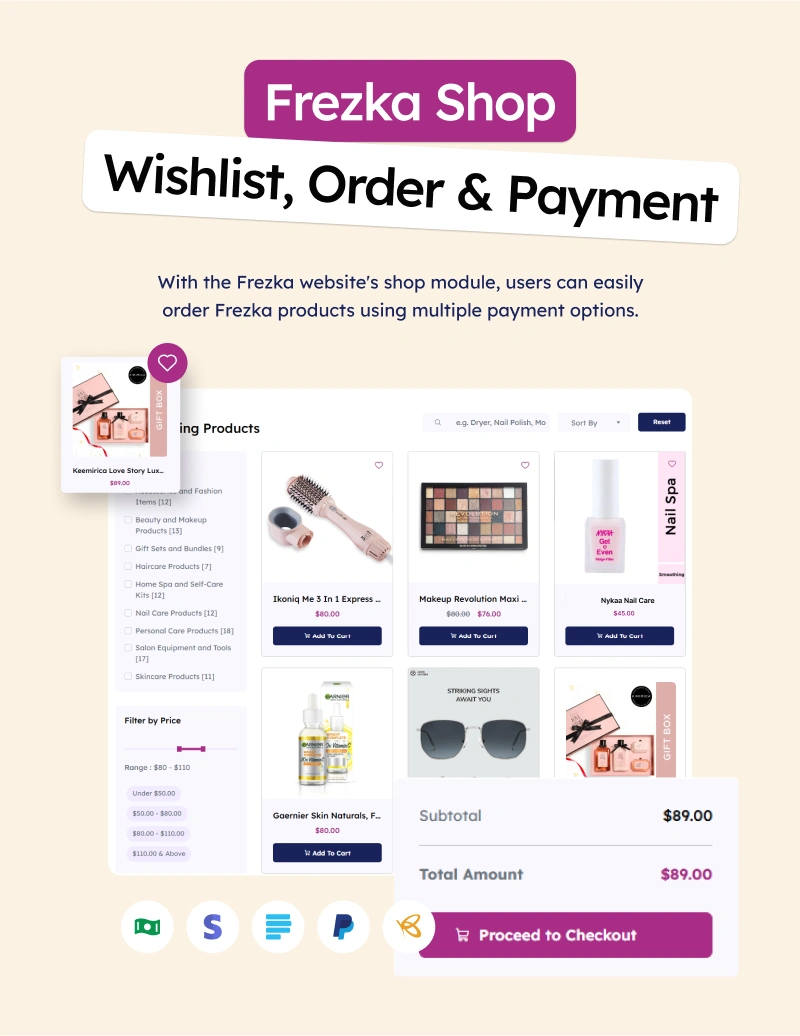 Software for salons and spas | salon and spa software | Frezka | Iqonic Design