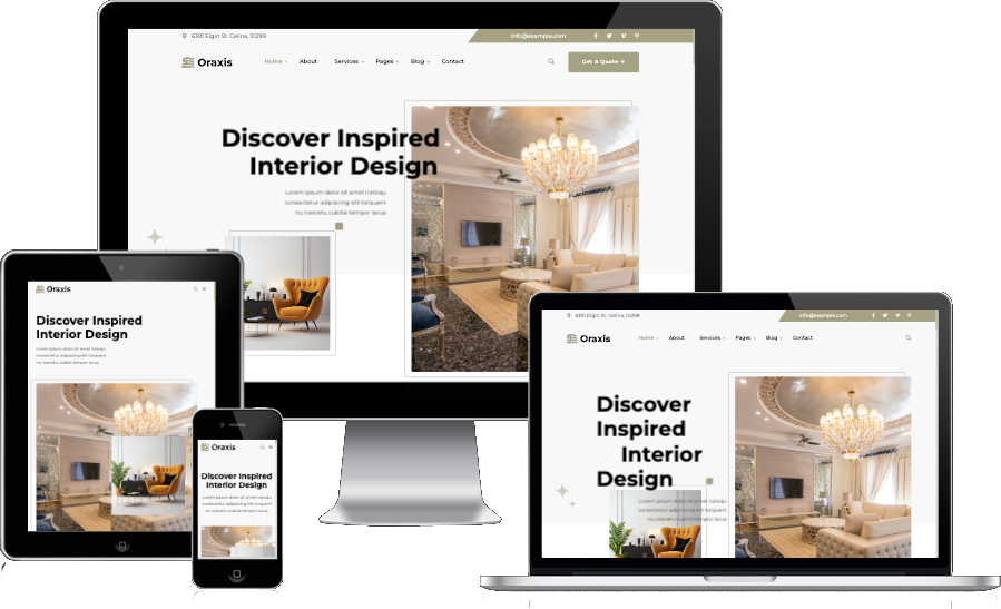 Oraxis - Architecture and Interior Design WordPress Theme - 1