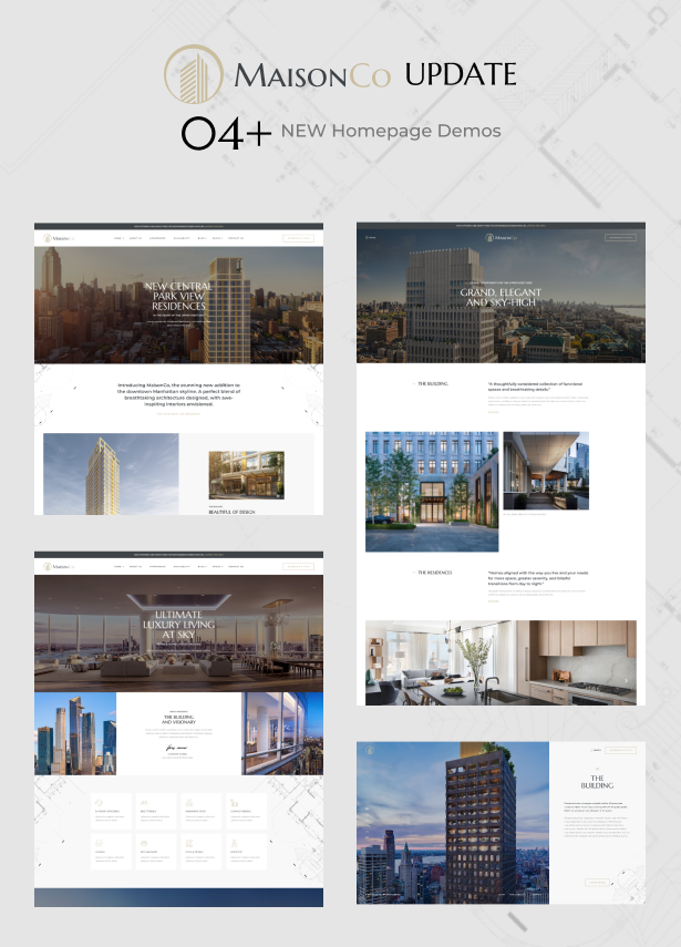 MaisonCo - Single Property WordPress Theme Update