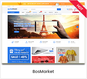 BosMarket - Flexible Multi Vendor WordPress Theme