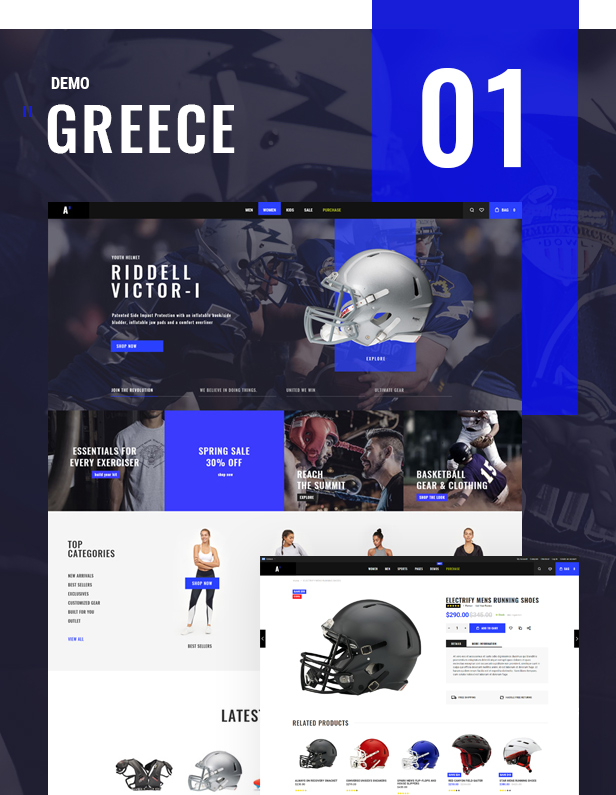 athlete2 magento 2 theme