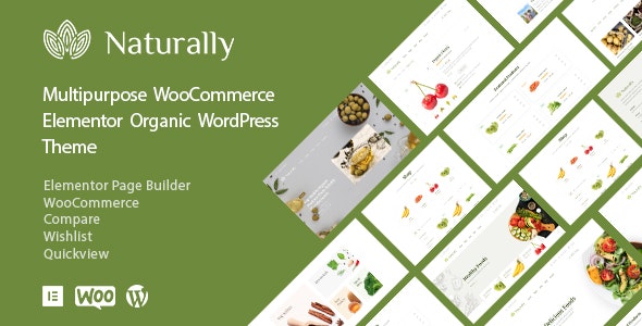 Naturally - WooCommerce Retail Organic Foods Grocery Market WordPress Theme