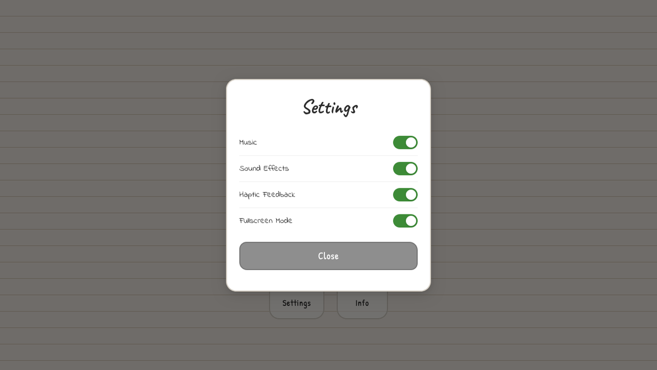 INKWAY Level Select Screen