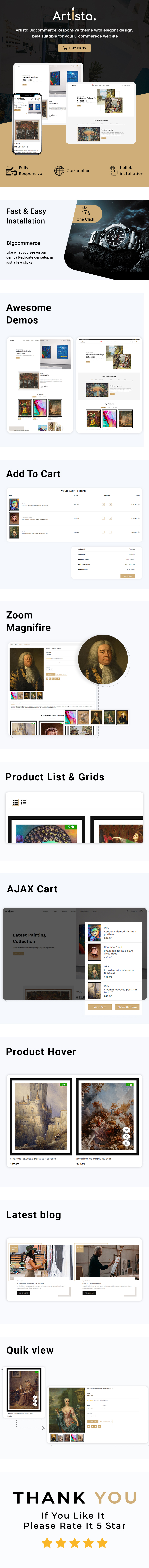 Artista - Stencil BigCommerce Art Gallery Template - 2