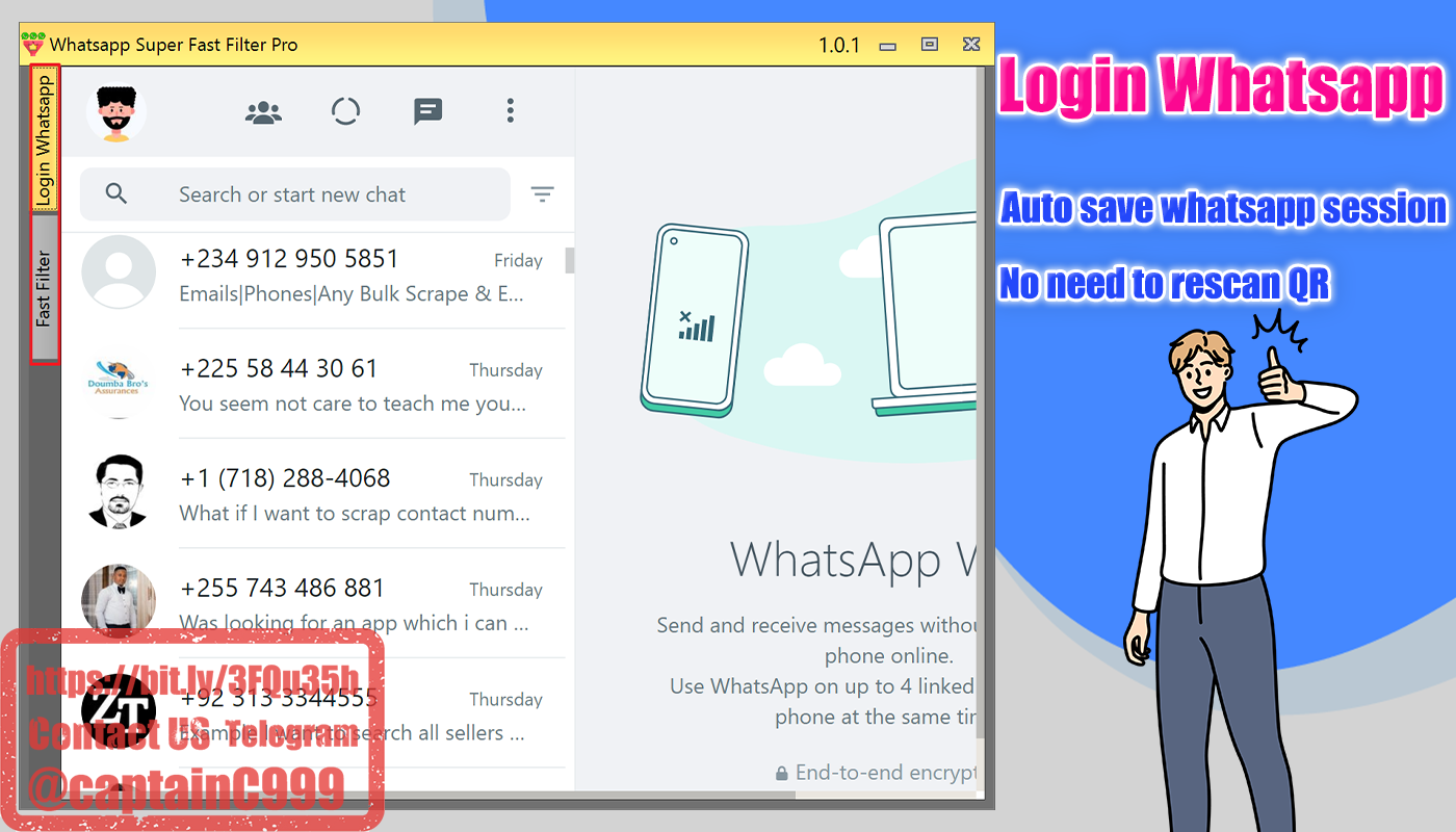 Whatsapp Super Fast Validator Pro 1.0.1